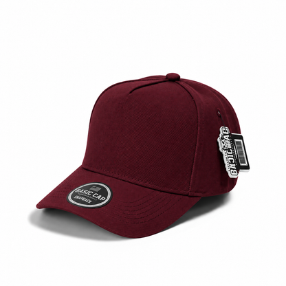 Plain Curve 5Panel Wool Hat 5011