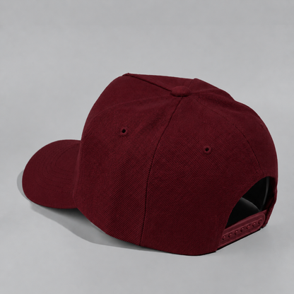 Plain Curve 5Panel Wool Hat 5011