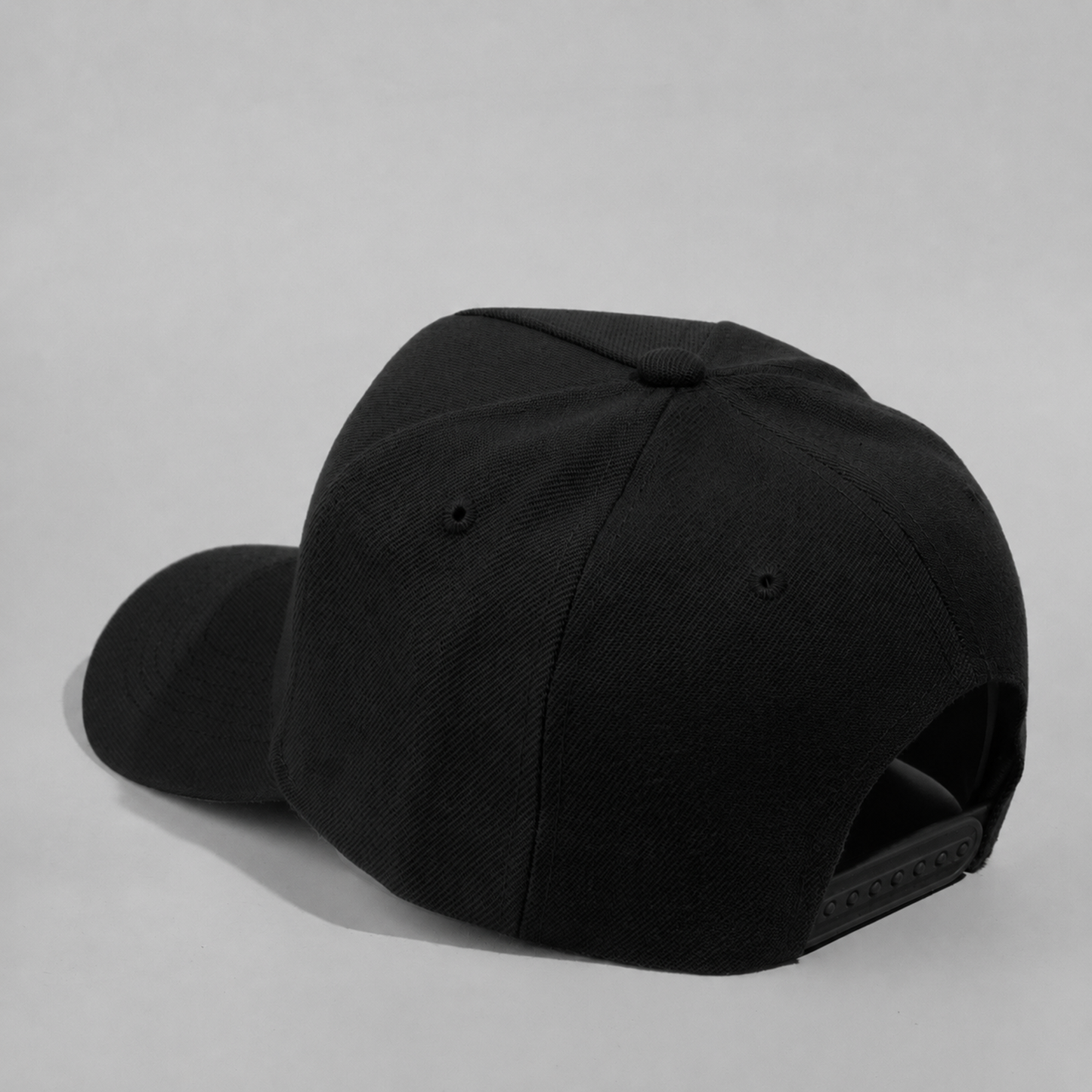 Plain Curve 5Panel Wool Hat 5011