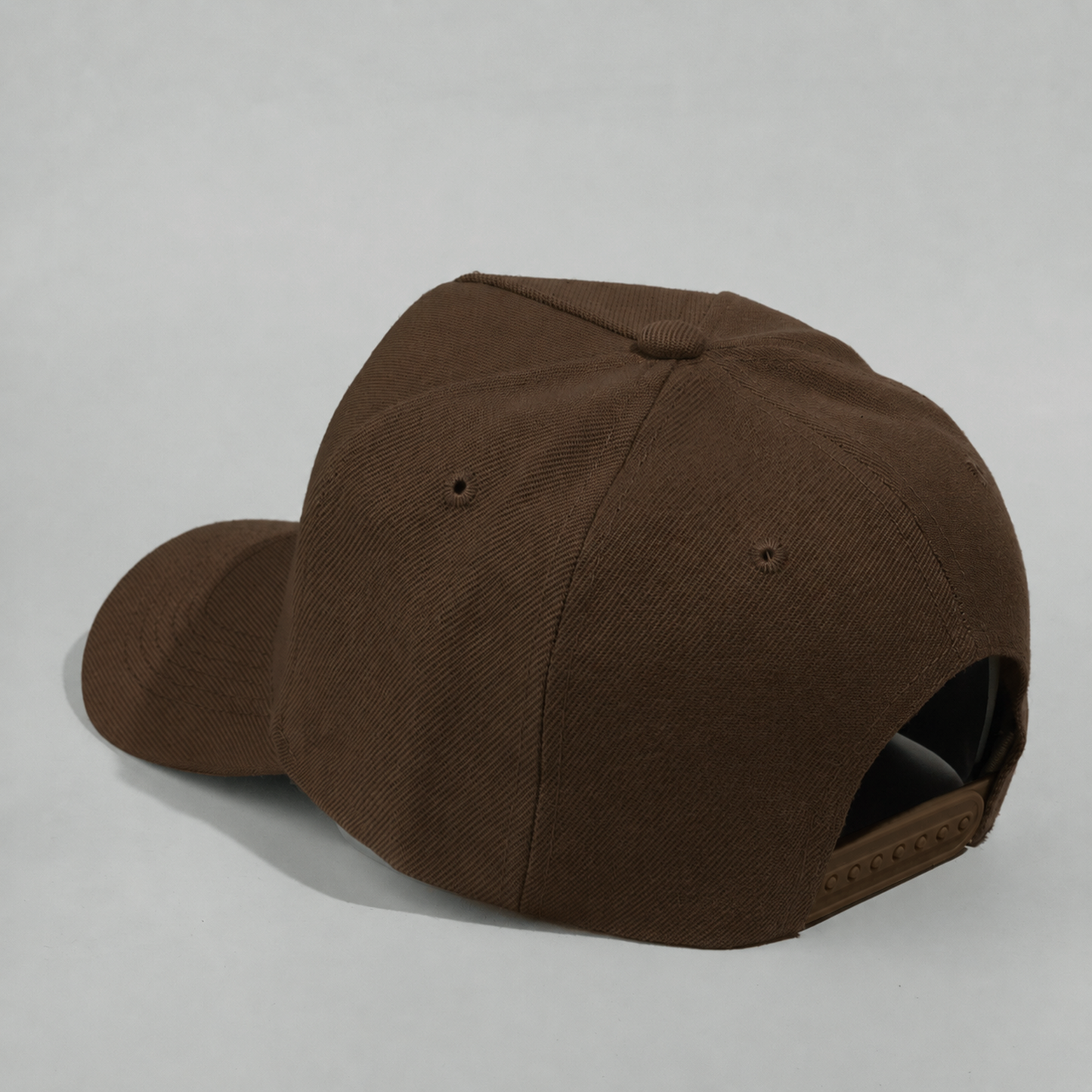 Plain Curve 5Panel Wool Hat 5011
