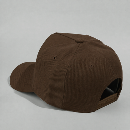 Plain Curve 5Panel Wool Hat 5011