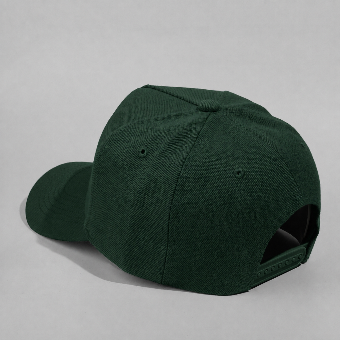 Plain Curve 5Panel Wool Hat 5011