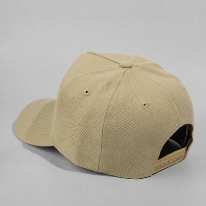 Plain Curve 5Panel Wool Hat 5011