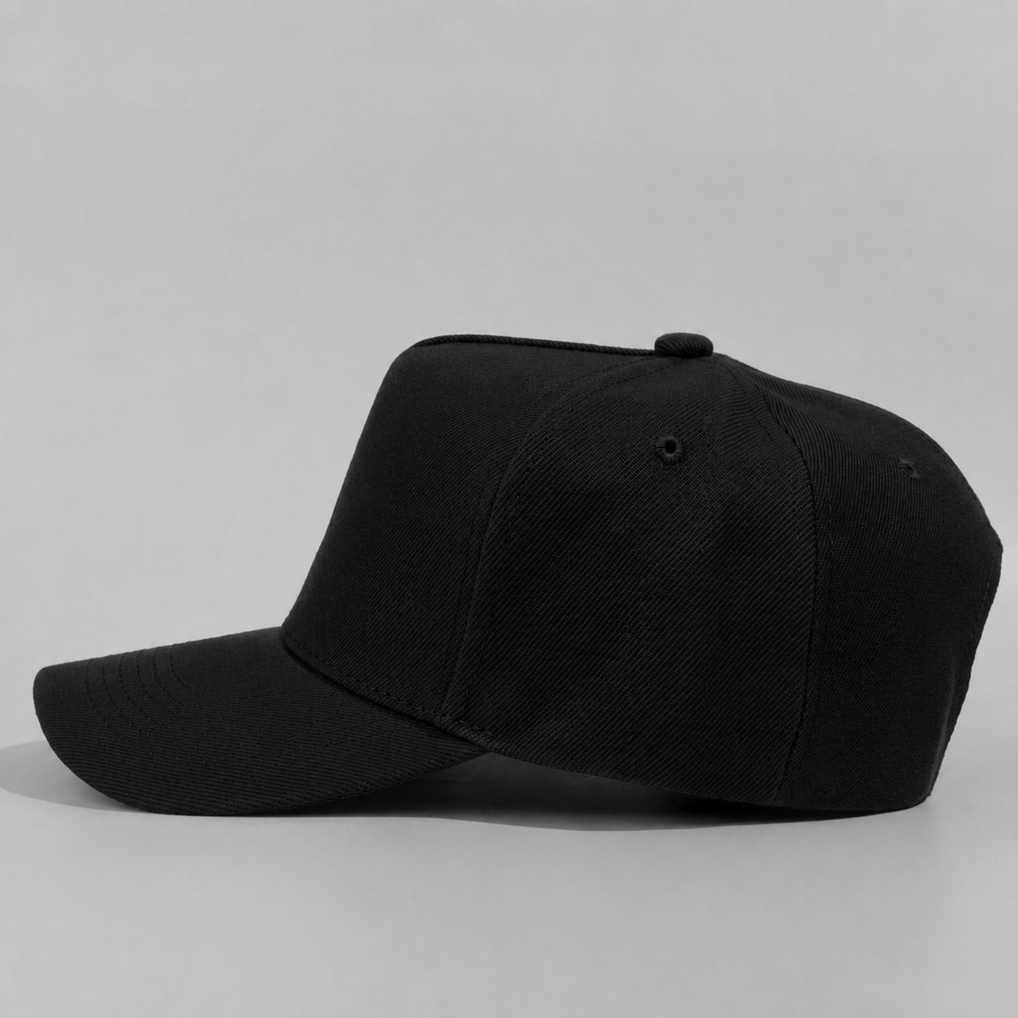 Plain Curve 5Panel Wool Hat 5011