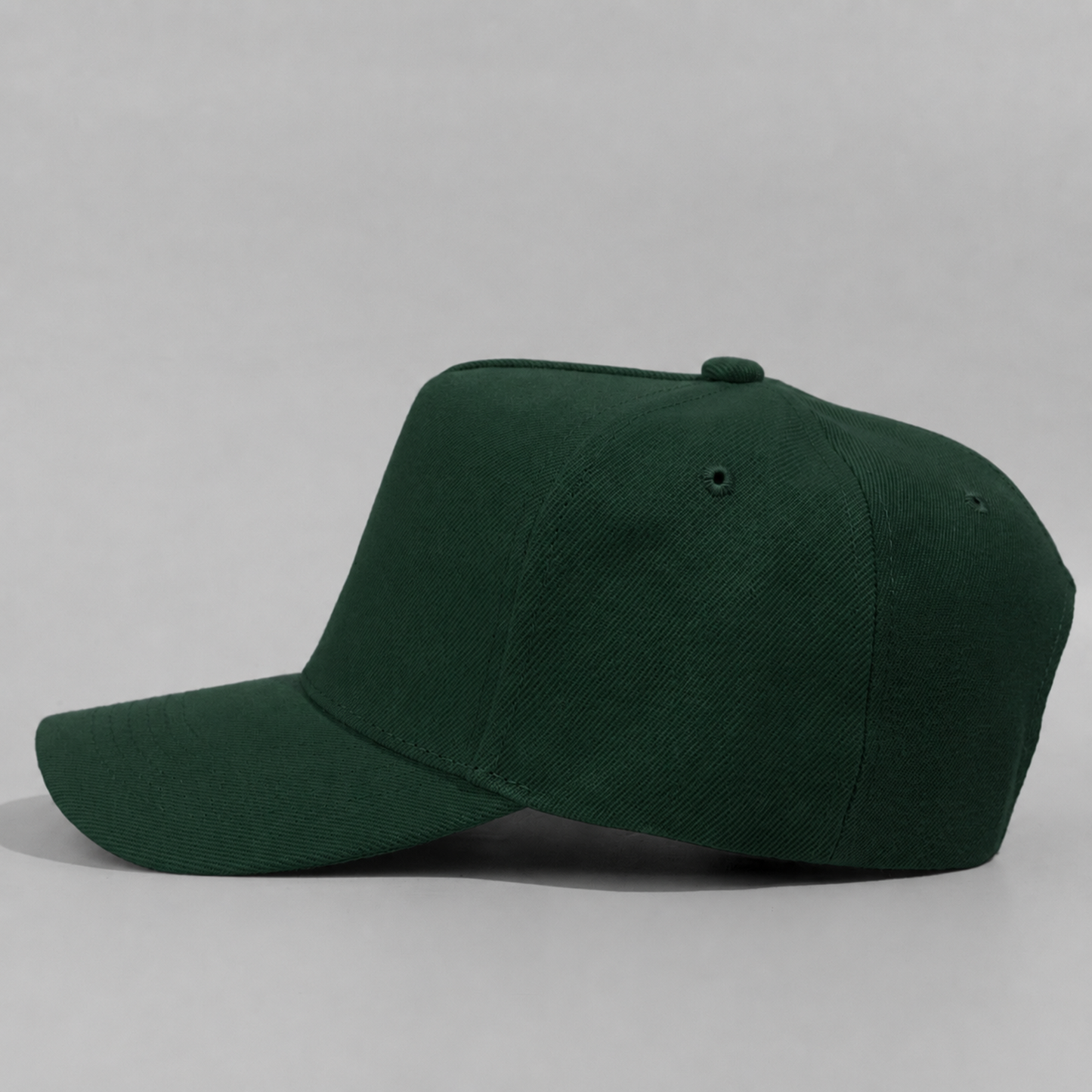 Plain Curve 5Panel Wool Hat 5011