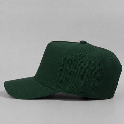 Plain Curve 5Panel Wool Hat 5011
