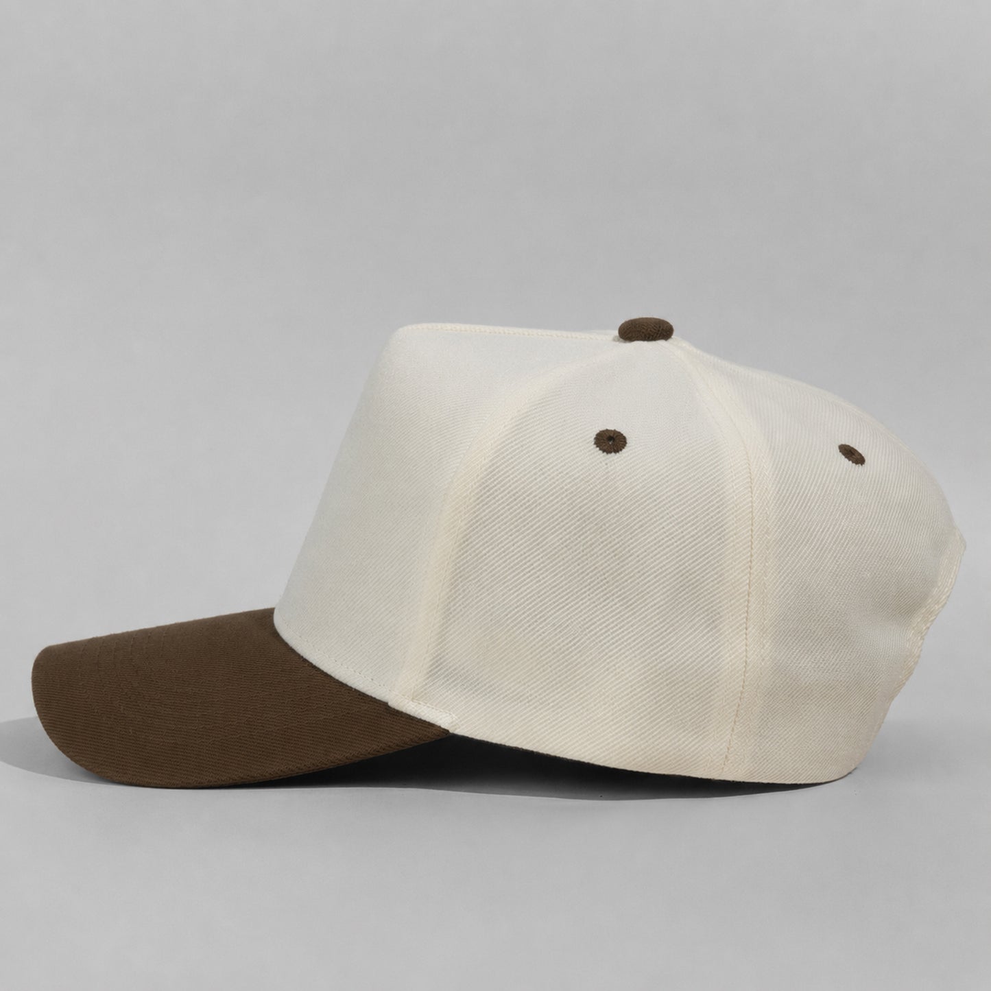 Plain Curve 5Panel Wool Hat 5011