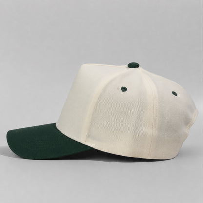 Plain Curve 5Panel Wool Hat 5011