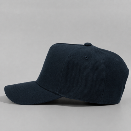 Plain Curve 5Panel Wool Hat 5011