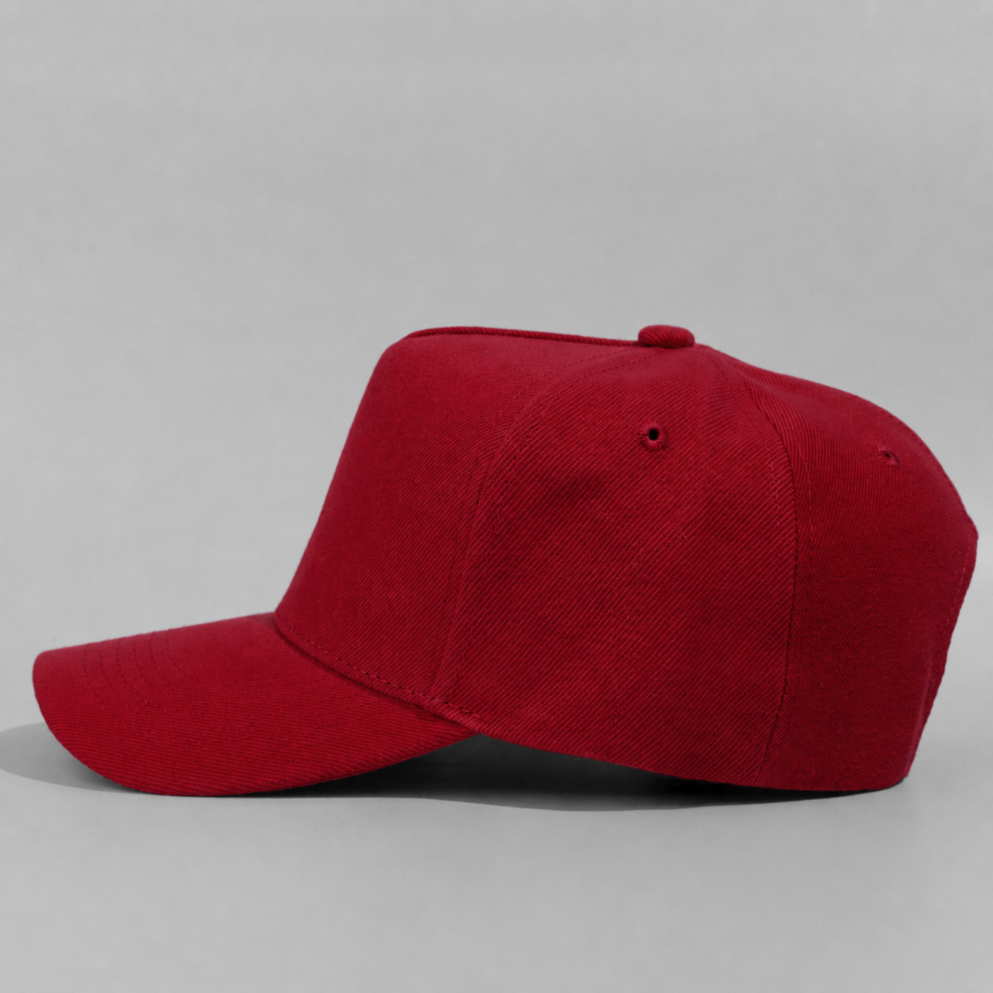 Plain Curve 5Panel Wool Hat 5011