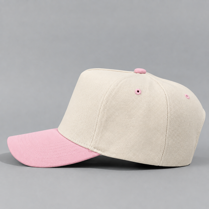 Plain Curve 5Panel Wool Hat 5011