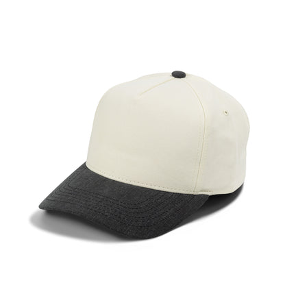 Plain Curve 5Panel Cotton Jean Hat 5014