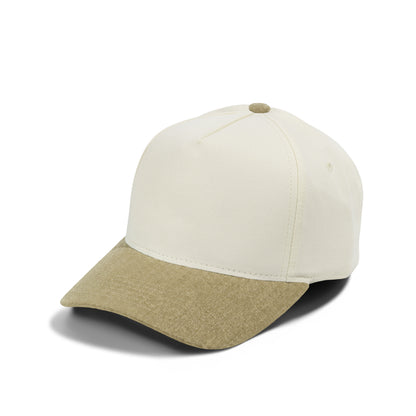 Plain Curve 5Panel Cotton Jean Hat 5014