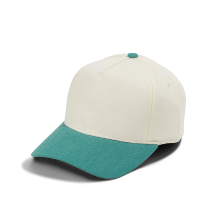 Plain Curve 5Panel Cotton Jean Hat 5014