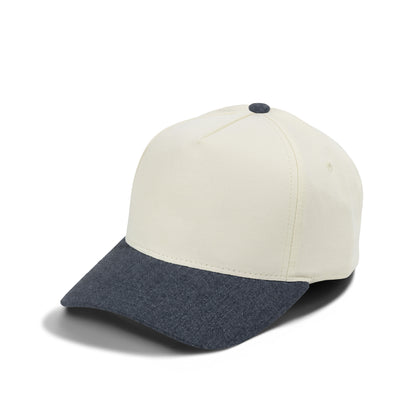 Plain Curve 5Panel Cotton Jean Hat 5014