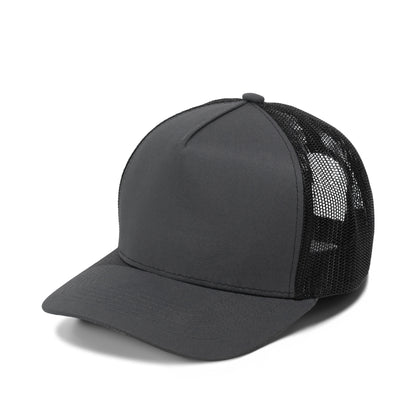 Plain Curve 5Panel USA FLAG Under Brim Print Mesh Hat 5016