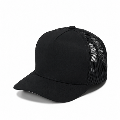Plain Curve 5Panel USA FLAG Under Brim Print Mesh Hat 5016