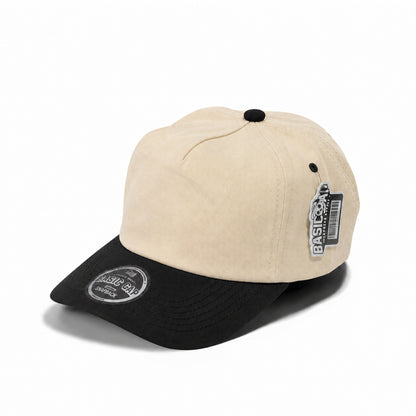 Plain Slight Curve Unstructured 5Panel Oxford Hat 5019