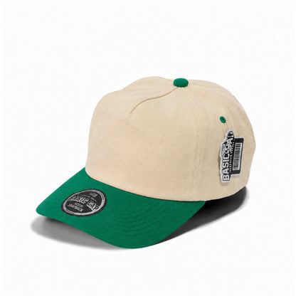 Plain Slight Curve Unstructured 5Panel Oxford Hat 5019