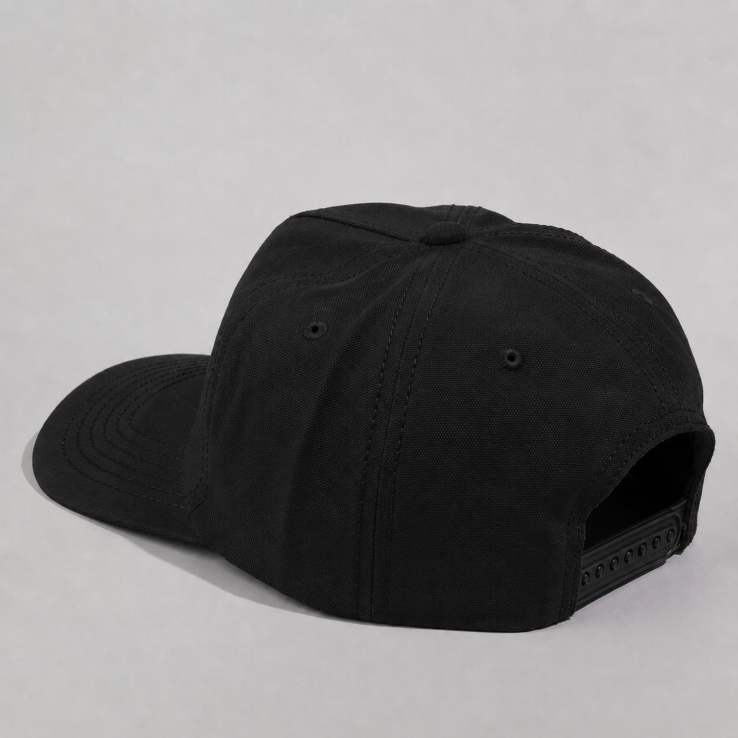 Plain Slight Curve Unstructured 5Panel Oxford Hat 5019