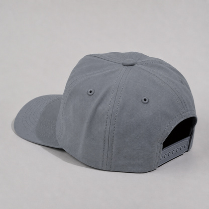 Plain Slight Curve Unstructured 5Panel Oxford Hat 5019