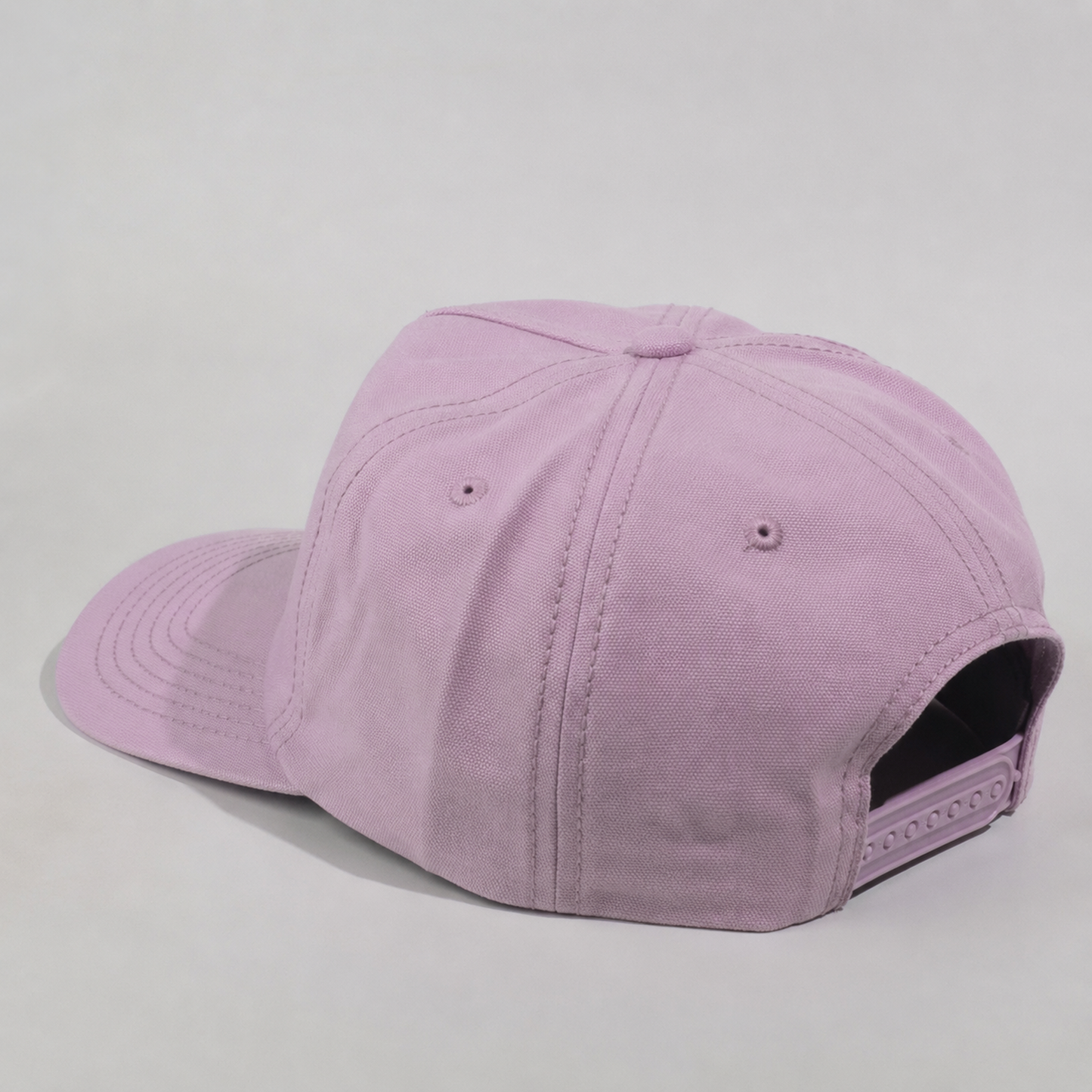 Plain Slight Curve Unstructured 5Panel Oxford Hat 5019