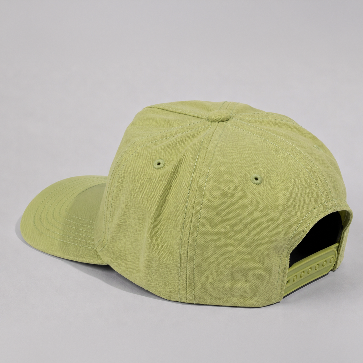 Plain Slight Curve Unstructured 5Panel Oxford Hat 5019