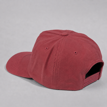Plain Slight Curve Unstructured 5Panel Oxford Hat 5019