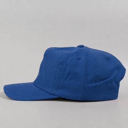 Plain Slight Curve Unstructured 5Panel Oxford Hat 5019