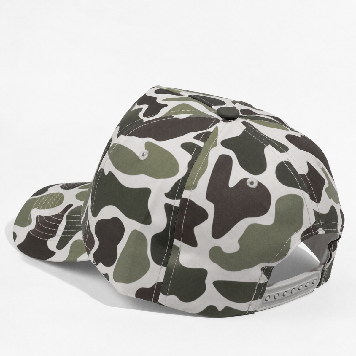 Plain Curve 5Panel Duck Camo Hat 5023