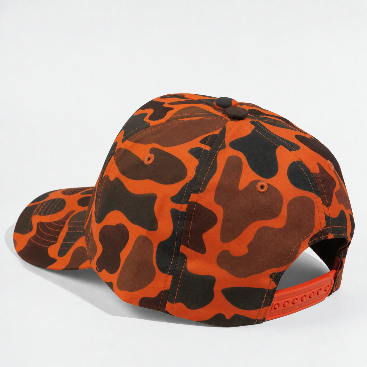 Plain Curve 5Panel Duck Camo Hat 5023