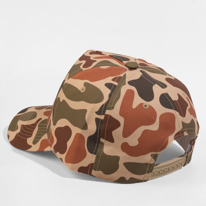 Plain Curve 5Panel Duck Camo Hat 5023