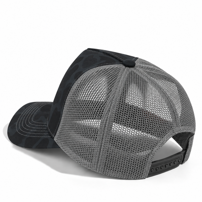 Plain Curve 5Panel Duck Camo Mesh Hat 5024