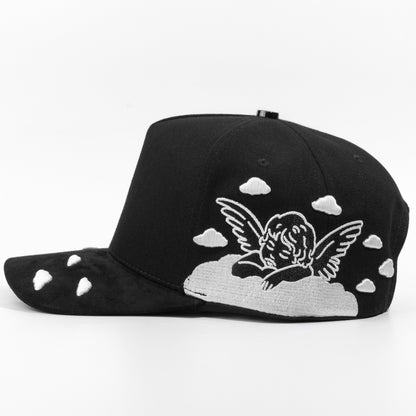 Plain Fancy Suede 5Panel Cap 5030 ANGEL CLOUD