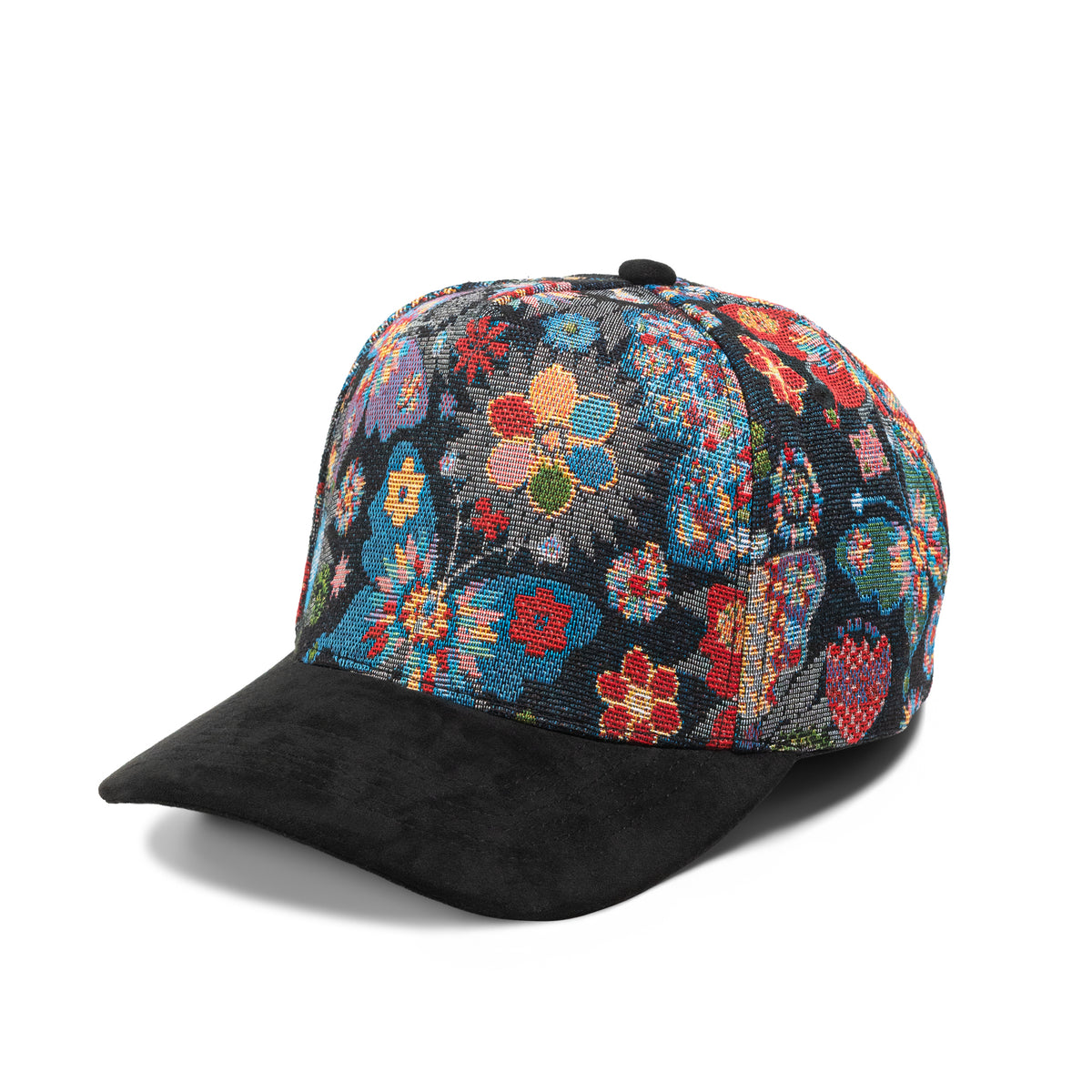 Plain Curve 5Panel Jacquard Hat 5031