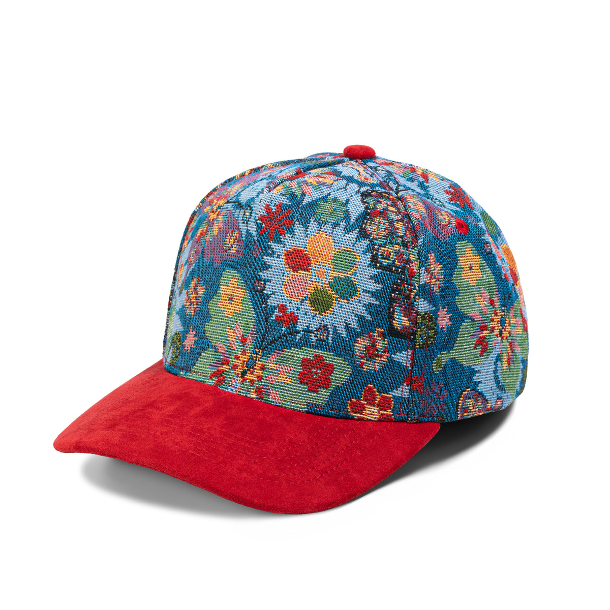 Plain Curve 5Panel Jacquard Hat 5031