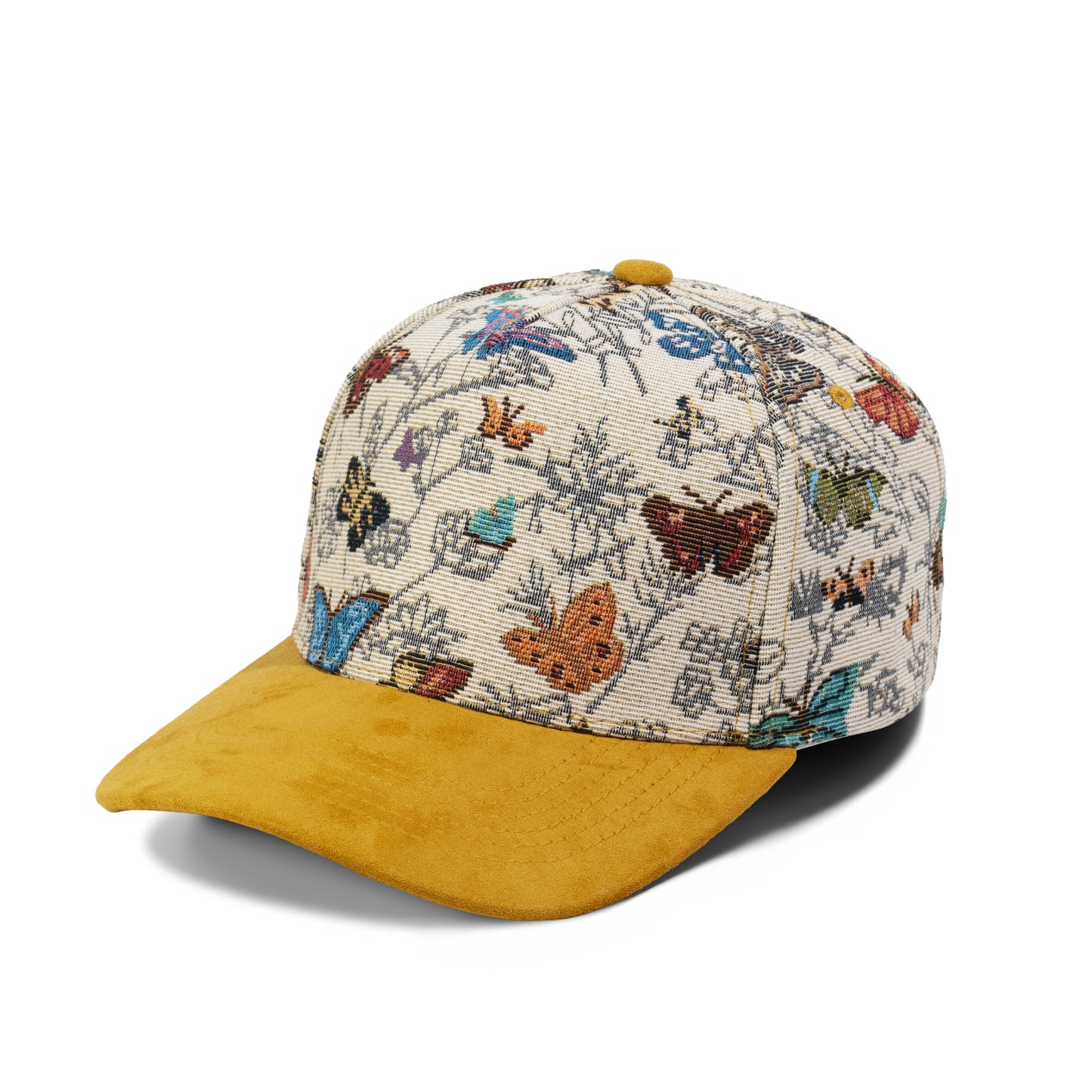 Plain Curve 5Panel Jacquard Hat 5031