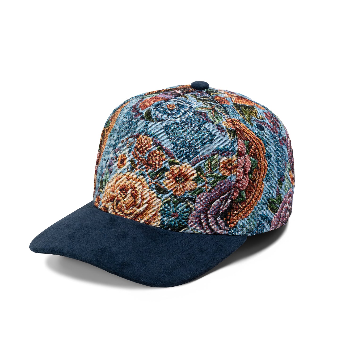 Plain Curve 5Panel Jacquard Hat 5031