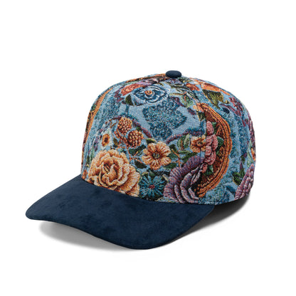 Plain Curve 5Panel Jacquard Hat 5031