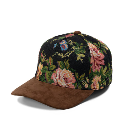 Plain Curve 5Panel Jacquard Hat 5031