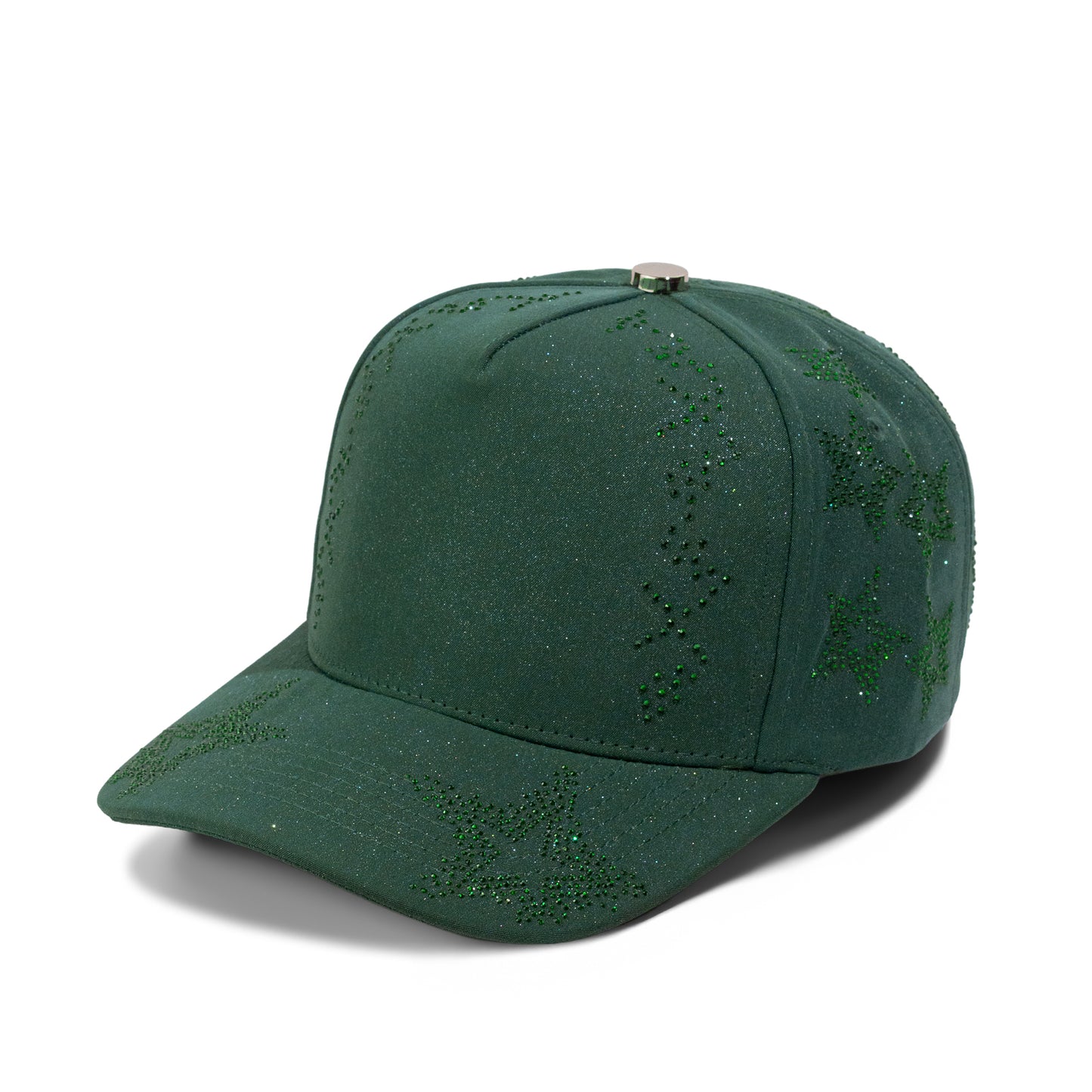 Plain 5Panel Star Pattern Glitter Curve Hat 5032