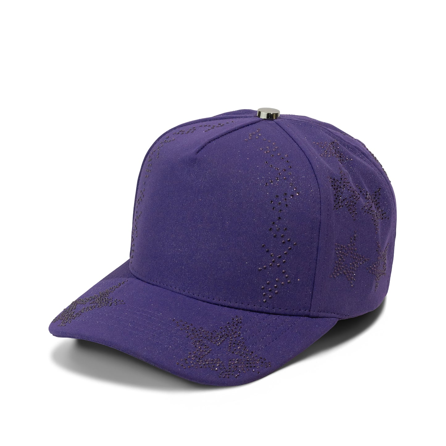 Plain 5Panel Star Pattern Glitter Curve Hat 5032
