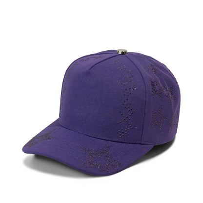 Plain 5Panel Star Pattern Glitter Curve Hat 5032