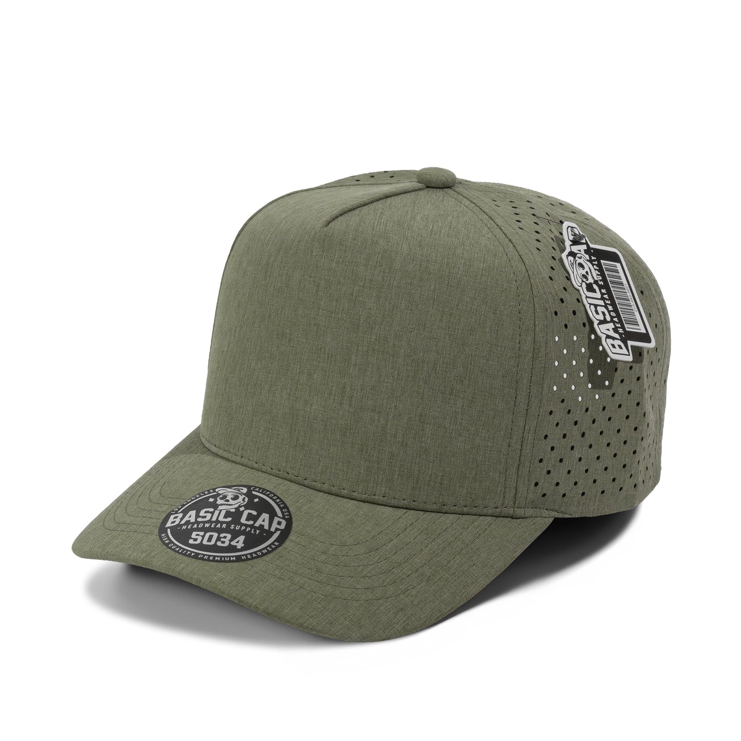 Plain Curve 5Panel NC Laser Hole Hat 5034