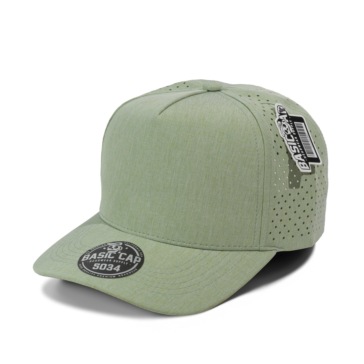 Plain Curve 5Panel NC Laser Hole Hat 5034