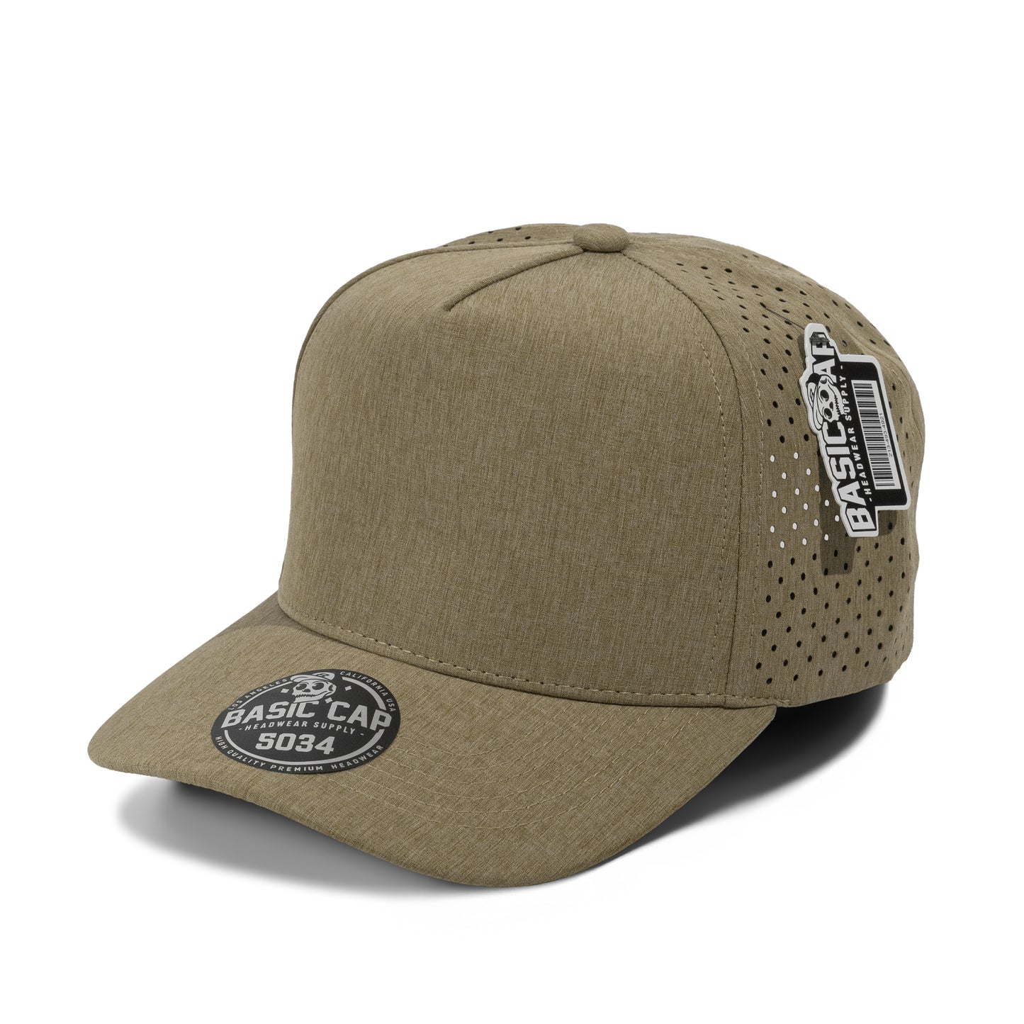 Plain Curve 5Panel NC Laser Hole Hat 5034