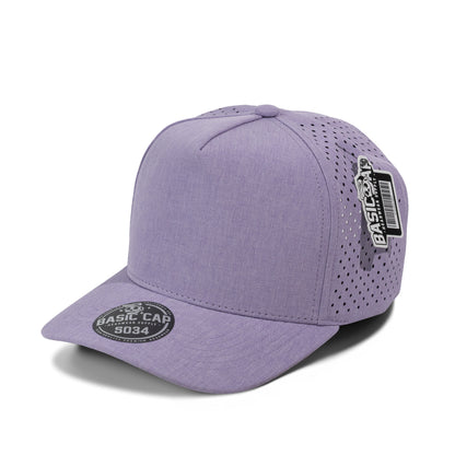 Plain Curve 5Panel NC Laser Hole Hat 5034