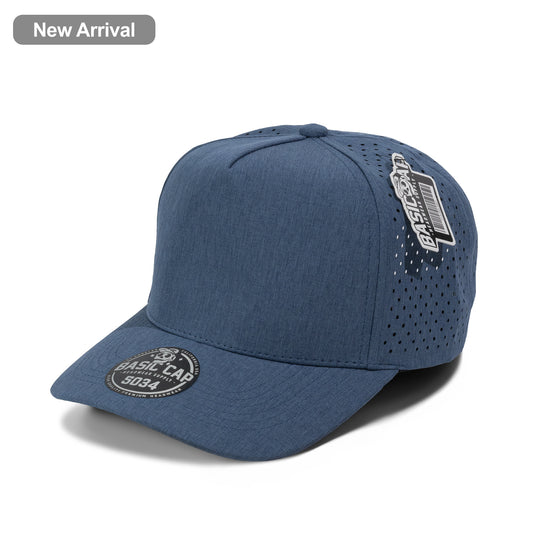 Plain 5Panel New Cotton Laser Hole Curve Hat 5034