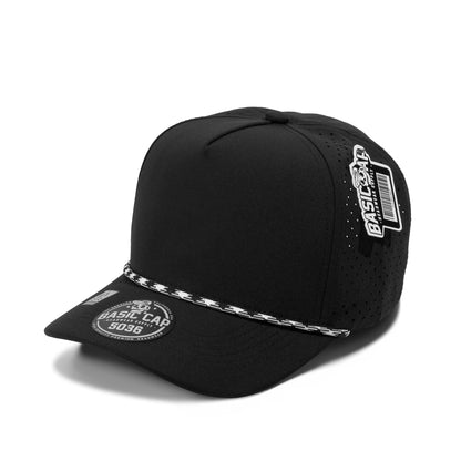 Plain Curve 5Panel Laser Hole Rope Hat Water Repellent 5036