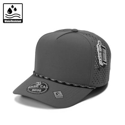 Plain Curve 5Panel Laser Hole Rope Hat Water Repellent 5036